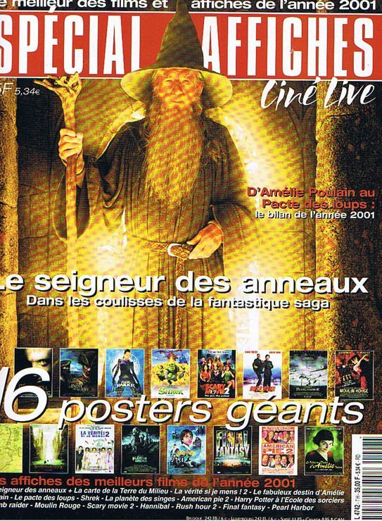 CINE LIVE magazine side cover  Special # 7  2001