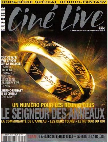 CINE LIVE magazine side cover  Special # 13  2004