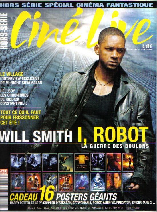 CINE LIVE magazine side cover  Special # 15  2004