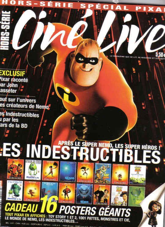 CINE LIVE magazine side cover  Special # 16  2004