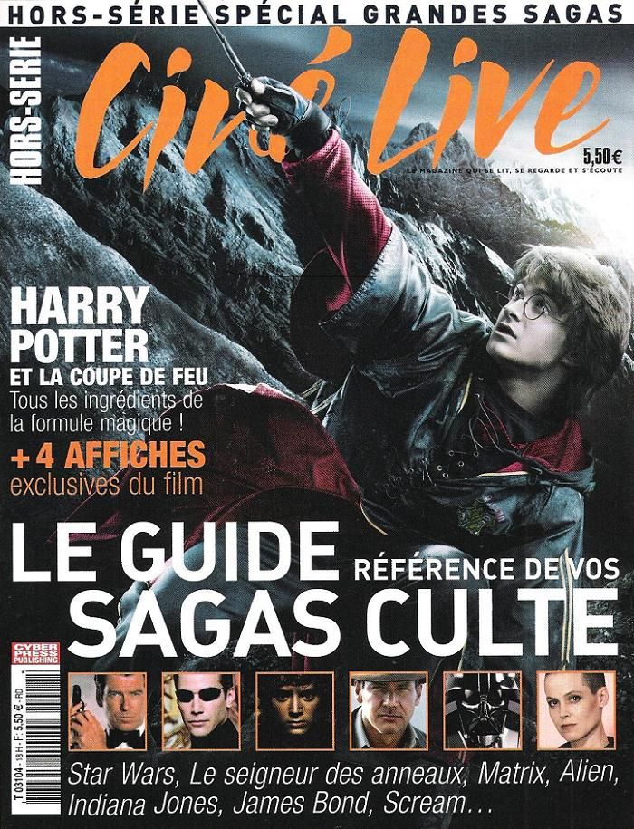 CINE LIVE magazine side cover  Special # 18 October 2005