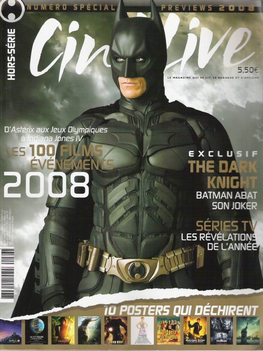 CINE LIVE magazine side cover  Special # 23 December 2007