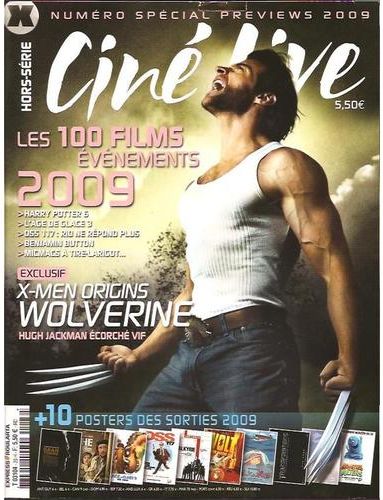 CINE LIVE magazine side cover  Special # 26 December 2008