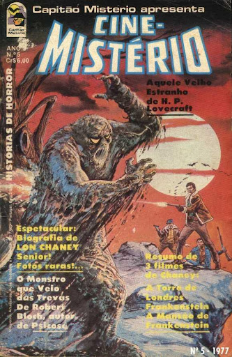CINE-MISTERIO magazine side cover Issue 5  1977