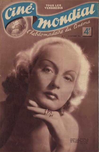 CINE-MONDIAL magazine side cover Issue 12 24 October 1941