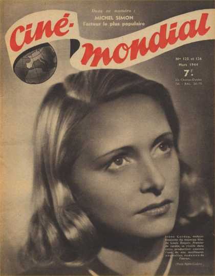 CINE-MONDIAL magazine side cover Issue 125/126 4 February 1944