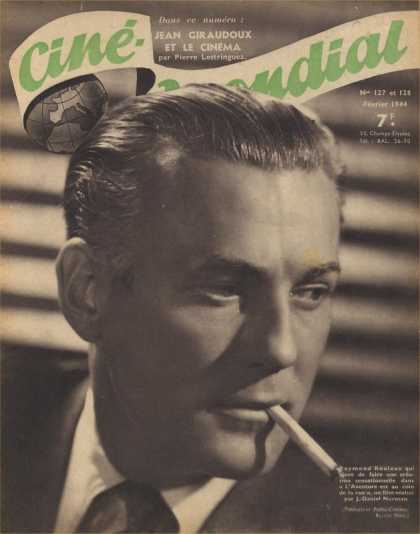 CINE-MONDIAL magazine side cover Issue 127/128 18 February 1944