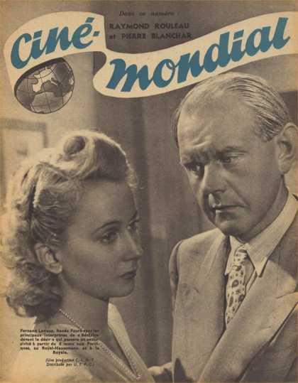 CINE-MONDIAL magazine side cover Issue 129/130 3 March 1944