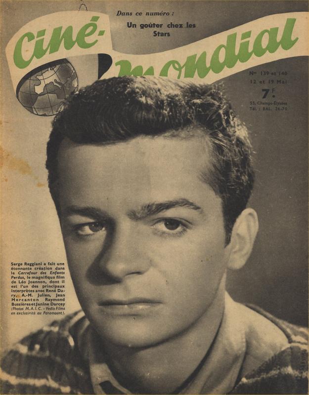 CINE-MONDIAL magazine side cover Issue 139/140 12 May 1944