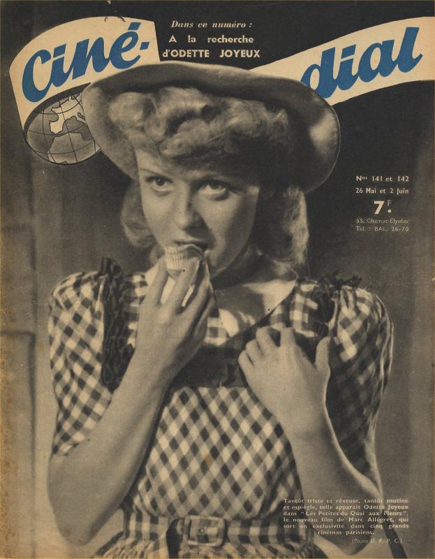 CINE-MONDIAL magazine side cover Issue 141/142 26 May 1944