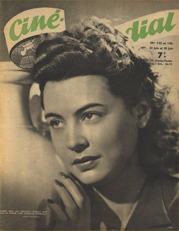 CINE-MONDIAL magazine side cover Issue 145/146 23 June 1944