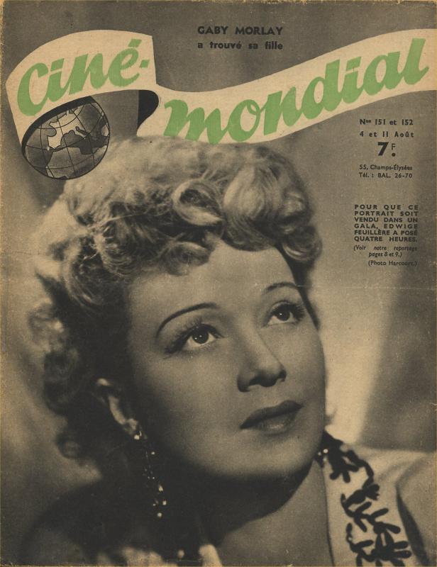 CINE-MONDIAL magazine side cover Issue 151/152 4 August 1944