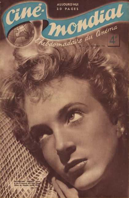 CINE-MONDIAL magazine side cover Issue 16 21 November 1941