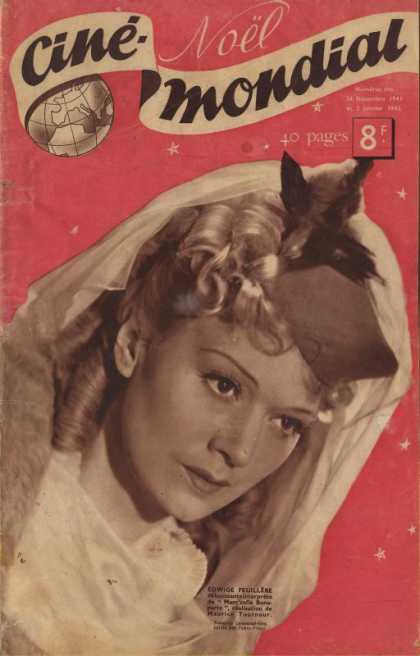 CINE-MONDIAL magazine side cover Issue 21 26 December 1941