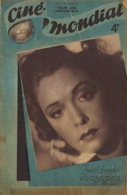 CINE-MONDIAL magazine side cover Issue 24 30 January 1942