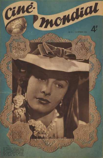 CINE-MONDIAL magazine side cover Issue 27 20 March 1942