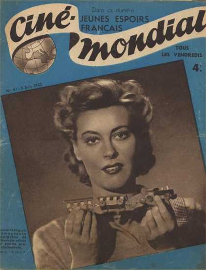 CINE-MONDIAL magazine side cover Issue 41 5 June 1942