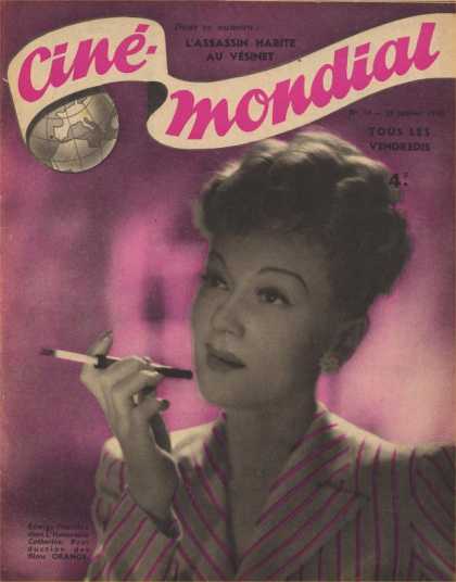 CINE-MONDIAL magazine side cover Issue 74 29 January 1943