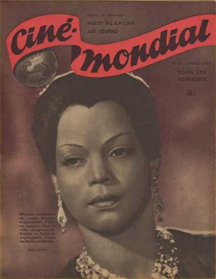 CINE-MONDIAL magazine side cover Issue 81 19 March 1943