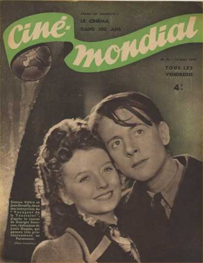 CINE-MONDIAL magazine side cover Issue 82 26 March 1943