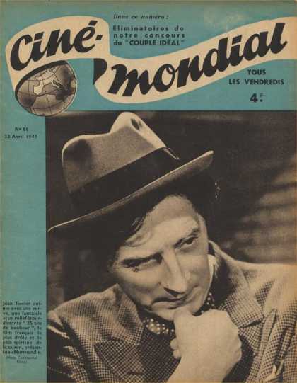 CINE-MONDIAL magazine side cover Issue 86 23 April 1943