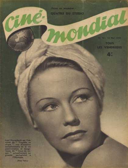 CINE-MONDIAL magazine side cover Issue 90 21 May 1943