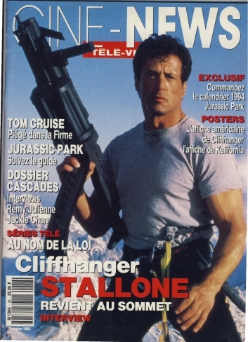 CINE-NEWS magazine side cover Issue 48 October 1993