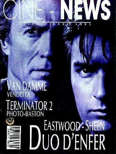 CINE-NEWS magazine side cover Issue 31 July/August 1991