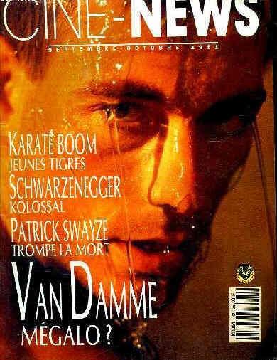 CINE-NEWS magazine side cover Issue 32 September/October 1991