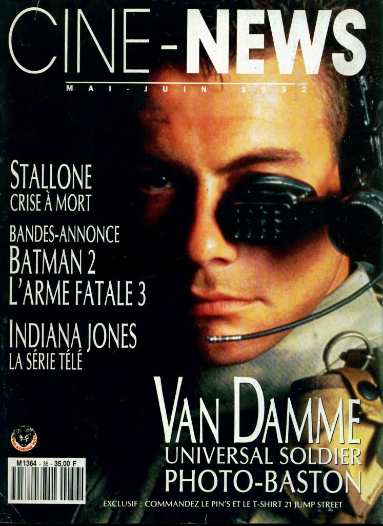 CINE-NEWS magazine side cover Issue 36 May/June 1992