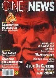 CINE-NEWS magazine side cover Issue 39 October 1992