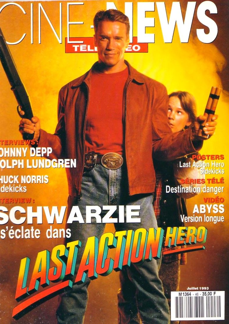 CINE-NEWS magazine side cover Issue 46 July 1993