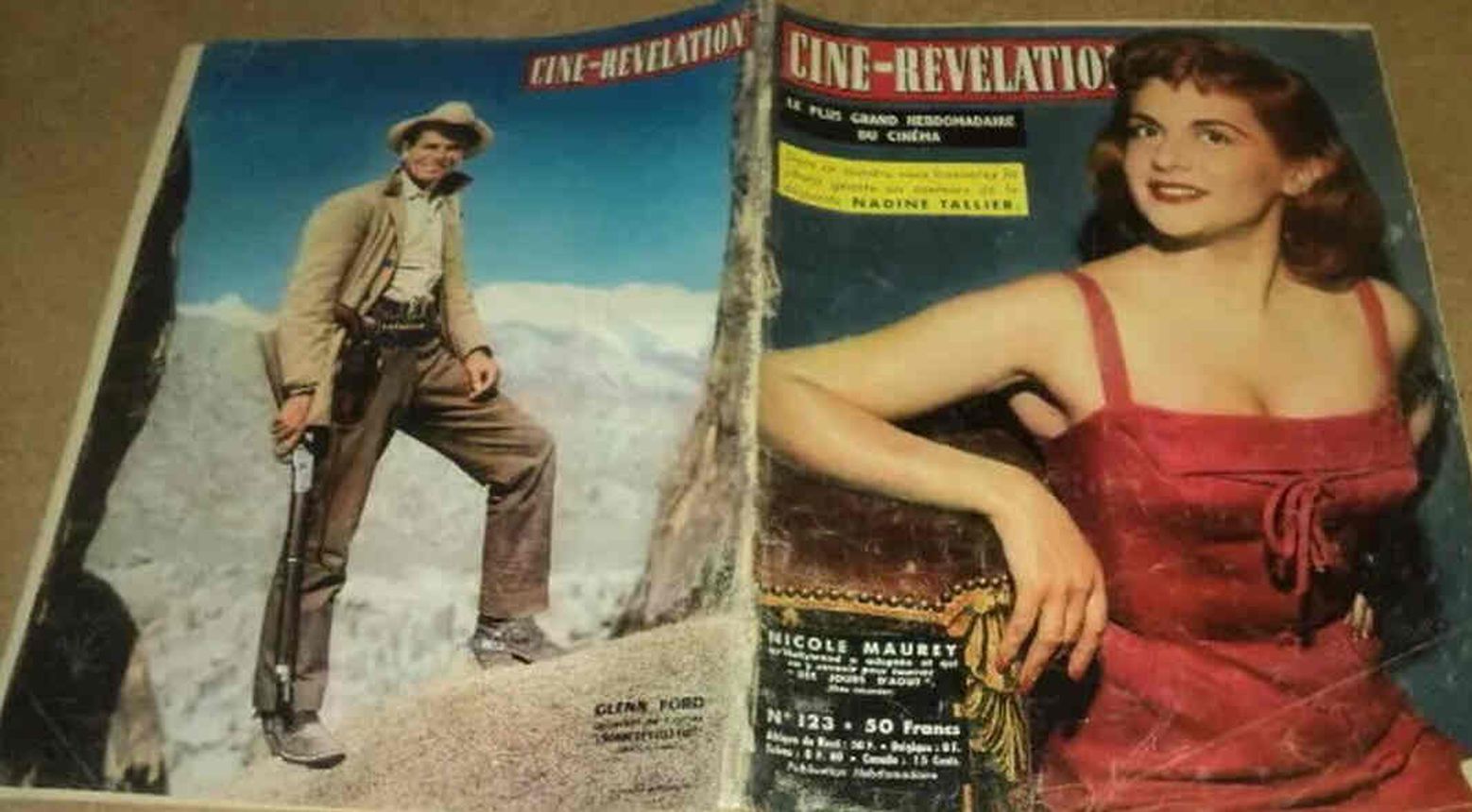 CINE-REVELATION magazine side cover Issue 123 9 August 1956