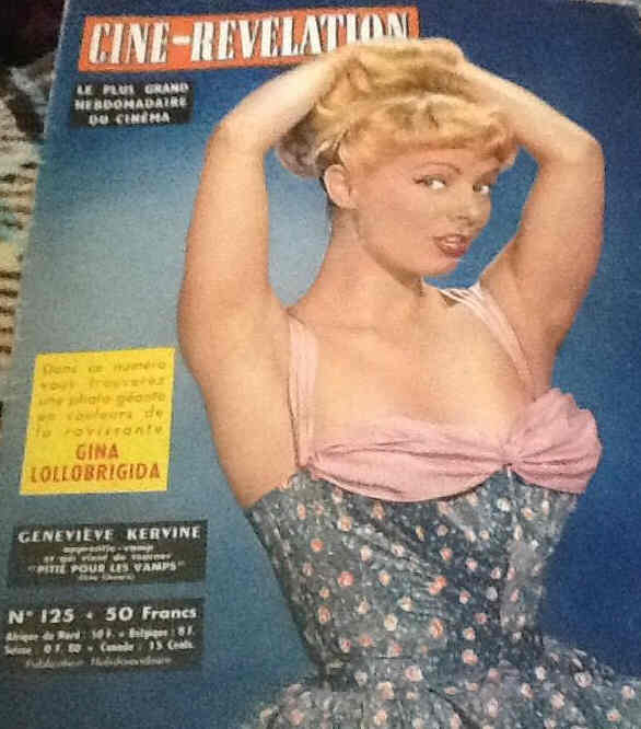CINE-REVELATION magazine side cover Issue 125 23 August 1956
