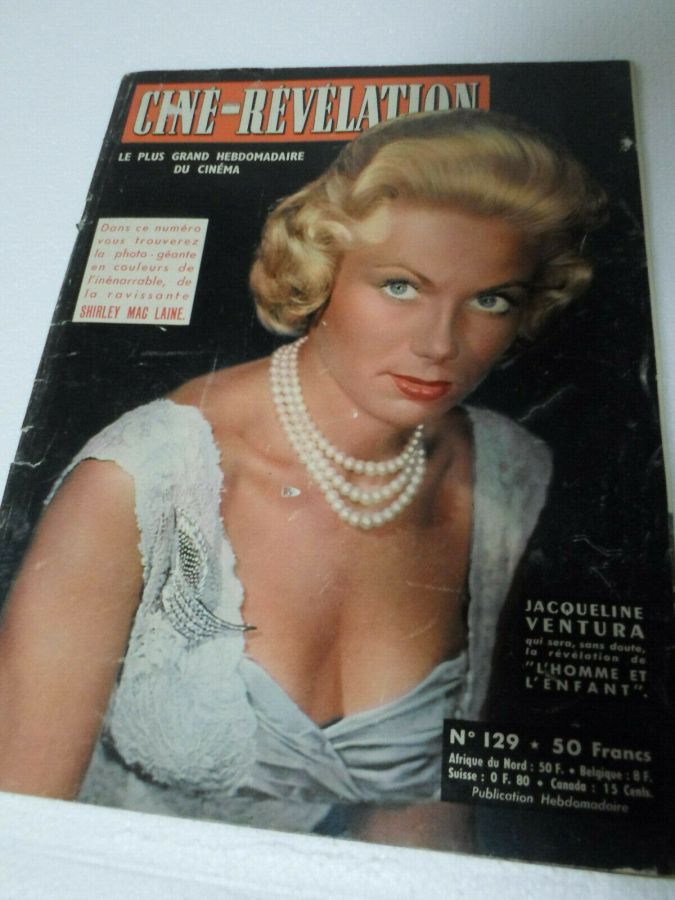 CINE-REVELATION magazine side cover Issue 129 20 September 1956