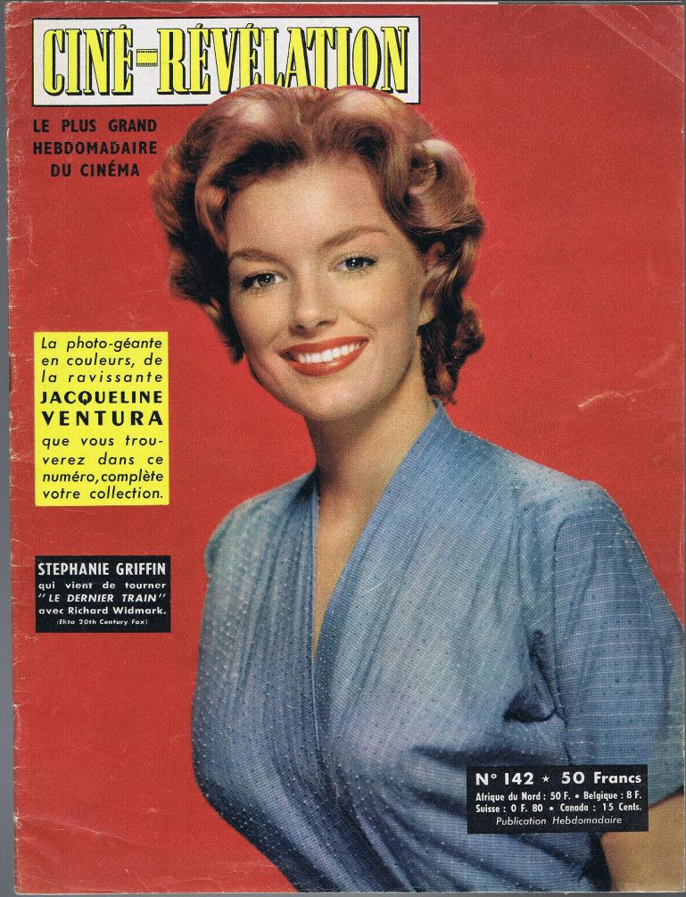 CINE-REVELATION magazine side cover Issue 142 20 December 1956