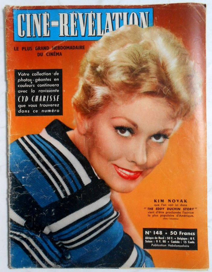 CINE-REVELATION magazine side cover Issue 148 31 January 1957