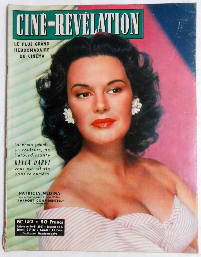 CINE-REVELATION magazine side cover Issue 152 28 February 1957