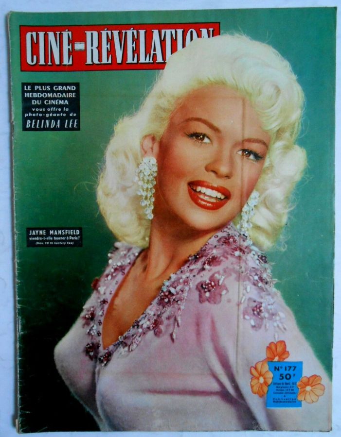 CINE-REVELATION magazine side cover Issue 177 22 August 1957