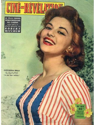 CINE-REVELATION magazine side cover Issue 182 26 September 1957