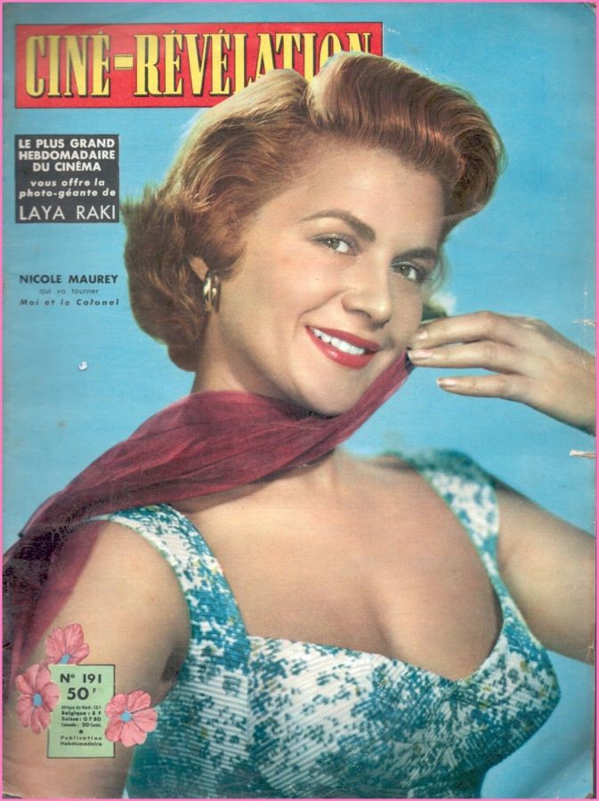 CINE-REVELATION magazine side cover Issue 191 28 November 1957