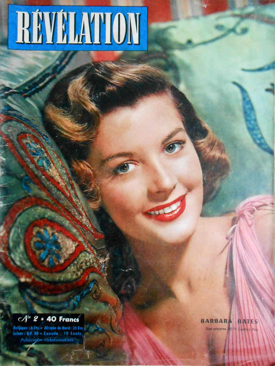CINE-REVELATION magazine side cover Issue 2 15 April 1954