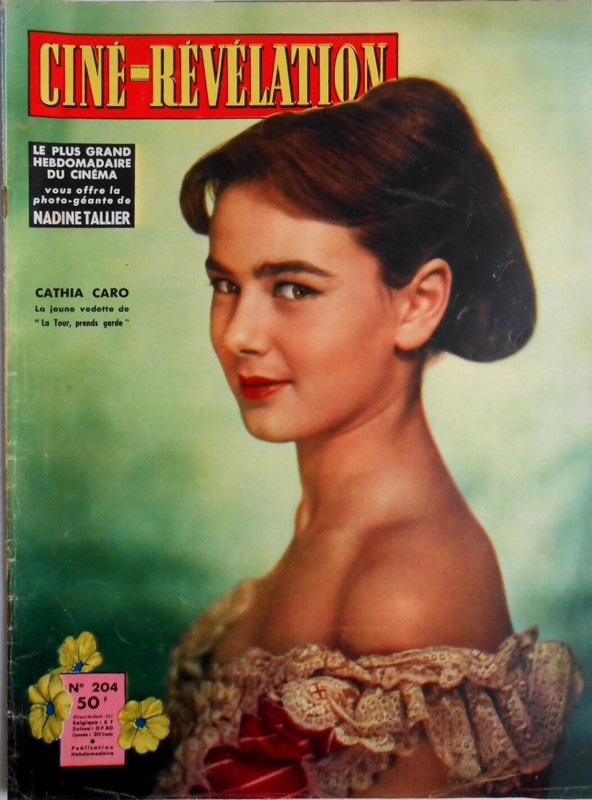 CINE-REVELATION magazine side cover Issue 204 27 February 1958