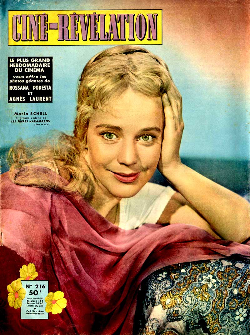 CINE-REVELATION magazine side cover Issue 216 22 May 1958