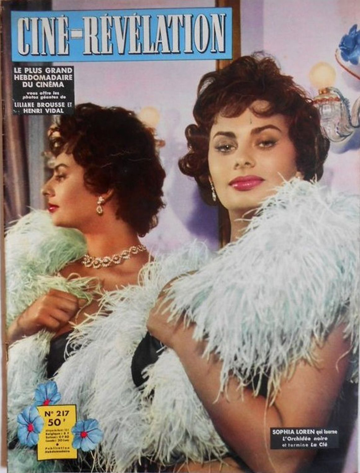 CINE-REVELATION magazine side cover Issue 217 29 May 1958