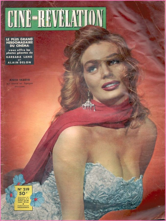 CINE-REVELATION magazine side cover Issue 219 12 June 1958