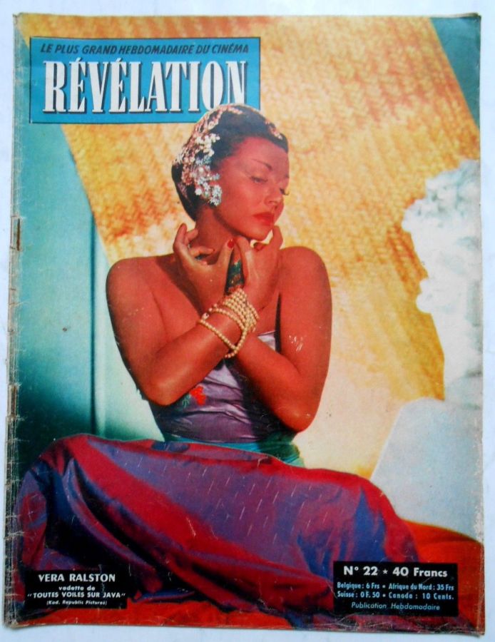 CINE-REVELATION magazine side cover Issue 22 2 September 1954