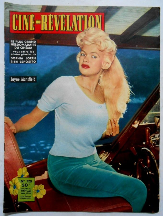 CINE-REVELATION magazine side cover Issue 221 26 June 1958