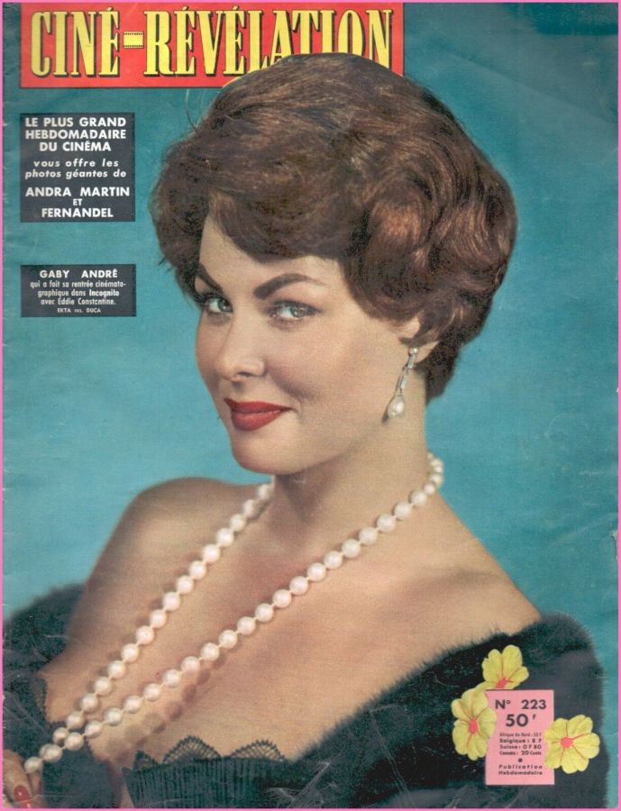 CINE-REVELATION magazine side cover Issue 223 10 July 1958