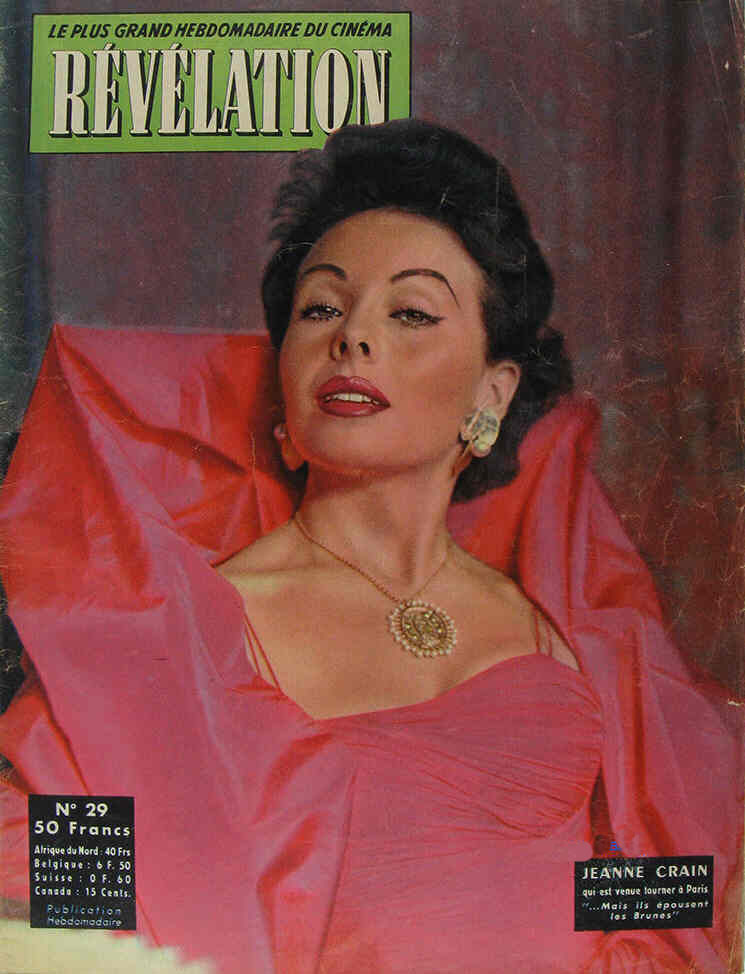 CINE-REVELATION magazine side cover Issue 29 21 October 1954